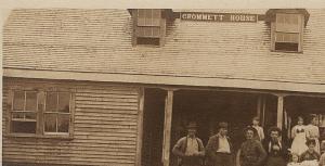 1906 RPPC Mount Chase ME Maine The Crommett House Shin Pond REAL PHOTO Postcard