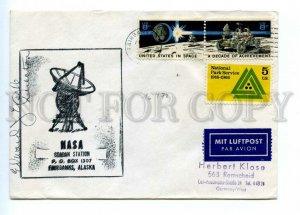 494668 USA 1972 Nasa Fairbanks Apollo flight station director signature SPACE
