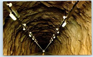 WAPITI VALLEY, WY Wyoming ~ 3200 FOOT TUNNEL on CODY ROAD c1950s Postcard