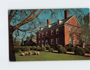 Postcard Historic Berkeley Plantation Between Williamsburg & Richmond Virginia