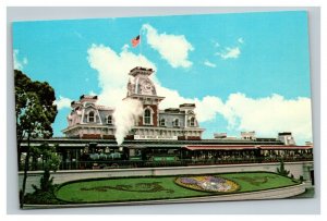 Vintage 1950's Disney Postcard The Walt Disney World Railroad Orlando Florida