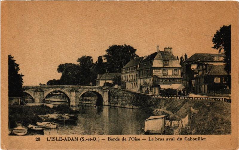 CPA  L'Isle-Adam (S.-et-O.)-Bords de l'Oise - Le bras aval du Cabouillet(290599)