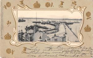 uk38159 the pier southampton real photo uk lot 15 uk heraldic novelty