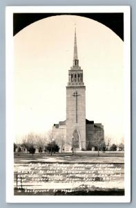 MARTY SD ST.PAUL'S CHURCH VINTAGE REAL PHOTO POSTCARD RPPC