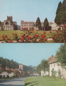 Milton Abbey Dorset 2x Stunning 1970s Postcard s