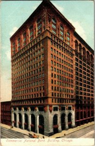 Commercial National Bank Building, Chicago IL Vintage Postcard A60