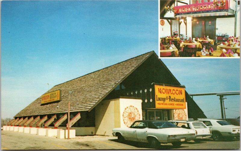 postcard - Kowloon Restaurant, Anderson, Indiana