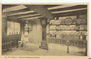 Warwickshire Postcard - Hathaway Homestead Kitchen - Shottery - Ref TZ6027