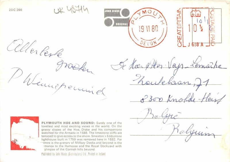 uk48714 the hoe plymouth devon uk