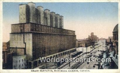 Grain Elevator Montreal Harbor Canada Unused 