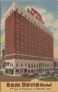 Postcard Sam Davis Hotel Nashville TN Tennessee