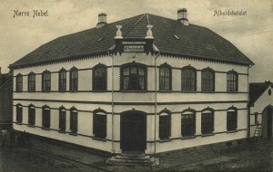 denmark, NØRRE NEBEL, Jutland, Afholdshotelet, Hotel (1910s) Postcard