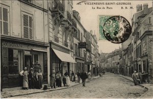 CPA VILLENEUVE St-GEORGES Rue de Paris (65533)