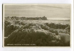 415364 SWEDEN Halsingborg Isformationer vid Parapeten 1941 photo ship post RPPC