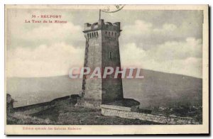 Old Postcard Belfort Tower Miotte