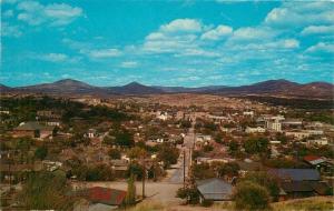 1960s Silver City New Mexico Pinto Altas Mountains Schaaf postcard 7906