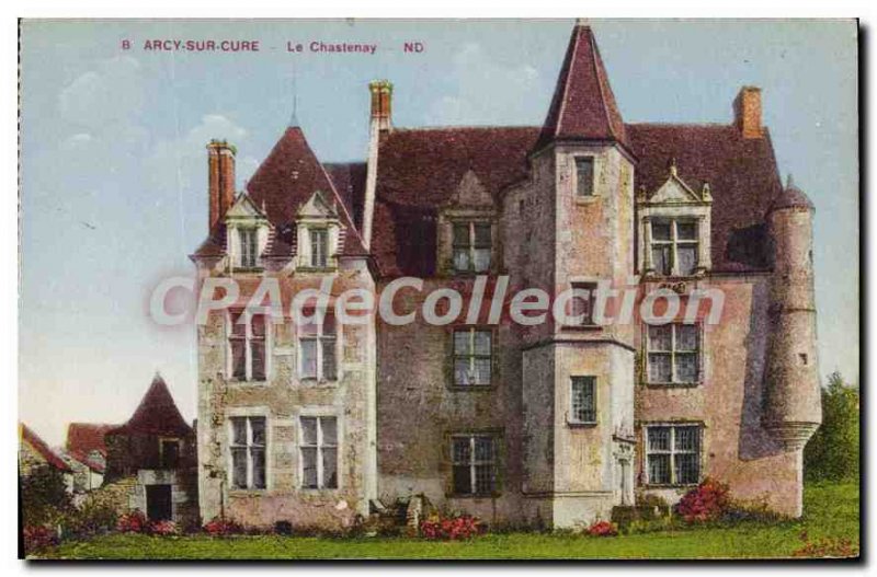 Old Postcard Arcy sur Cure Chatenay