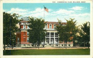 Billings Montana Commercial Club Robbins Teich #5211 Flag Postcard 22-323