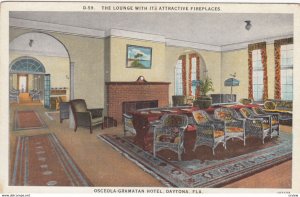 DAYTONA , Florida , 1910s ; Oscaola-Gramatan Hotel , Lounge