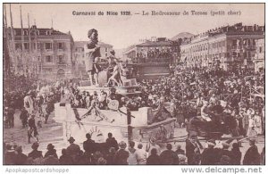 France Carnival de Nice 1928 Le Redresseur de Torses petit char