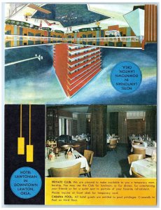 c1960 Hotel Lawtonian Multi-View Downtown Lawton Oklahoma OK Unposted Postcard