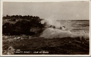 South Coast Isle of Pines New Caledonia AC Reid UNUSED Real Photo  Postcard D83