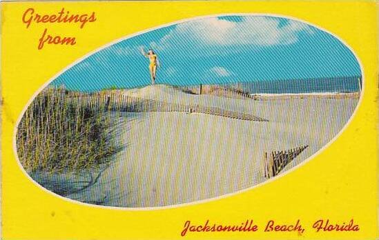 Florida Jacksonville Greetings From Jacksonville Beach