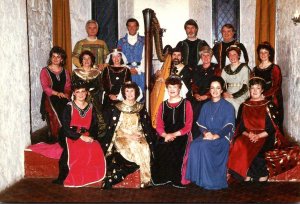 Wales Gwent Caldicot Castle Mediaeval Banquet Lords and Ladies Of The Court