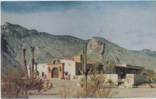 Las Campanas De Las Catalinas Restaurant,Tucson Arizona AZ, 1982 Chrome