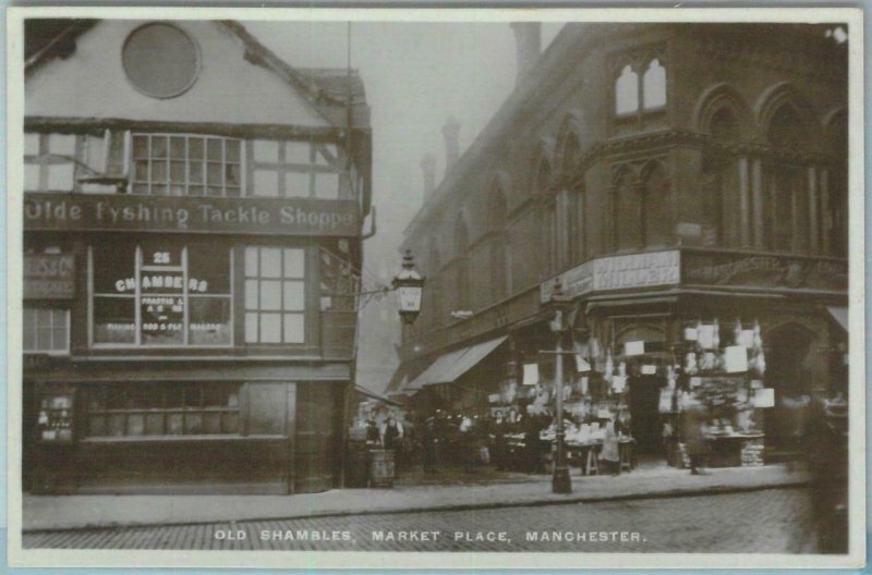 90678  - UNITED KINGDOM - Vintage POSTCARD - MANCHESTER  Old Shambles 