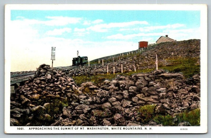Mt. Washington  White Mountains  New Hampshire  Postcard  c1920