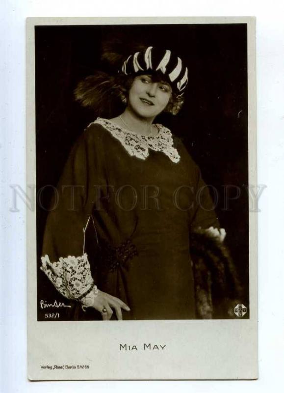 203402 MIA MAY German Silent MOVIE ACTRESS Film BINDER PHOTO