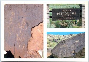 Postcard - Petroglyph Park - Albuquerque, New Mexico