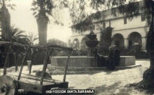 Real photo, Old Mission - Santa Barbara, CA