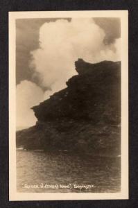 UK Queen Victoria's Head Boscastle Conrwall England Real Photo Postcard