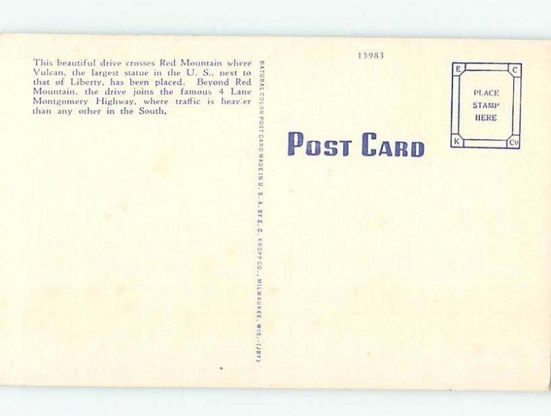 Unused Linen MONUMENT SCENE Birmingham Alabama AL F2172