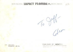 Lighthouse nighttime scenery Writing on Back