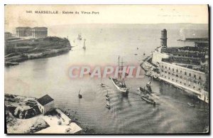 Postcard Old Marseille Old Port Entrance