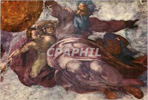 Postcard Modern Citta del Vaticano Vatican City Sistine Chapel Creation of th...