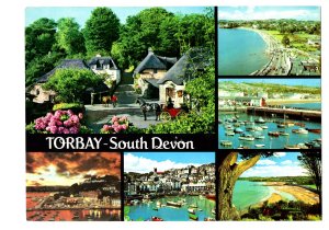 GIANT, Torquay, South Devon, Scenes, Vintage Postcard