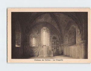 Postcard La Chapelle, Château de Chillon, Veytaux, Switzerland