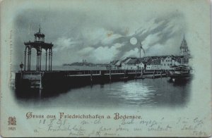 Germany Gruss aus Friedrichshafen Am Bodensee Vintage Postcard C152