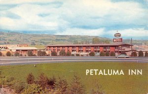 PETALUMA INN & RESTAURANT Sonoma County Roadside 1960s Chrome Vintage Postcard