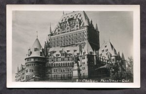 h2690 - QUEBEC CITY 1940s Chateau Frontenac Real Photo Postcard