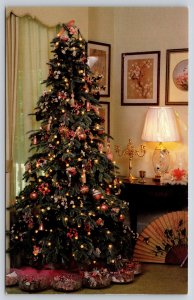 Brooksville Florida~Rogers Christmas House Village~Tree~Candy~Vintage Postcard