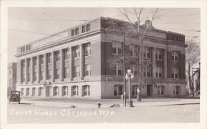 Court House Cheyenne Wyoming Real Photo