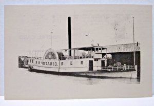 Ship Boat Postcard Ontario No 2 Woodville Riverboat William Reed Gordon 1979