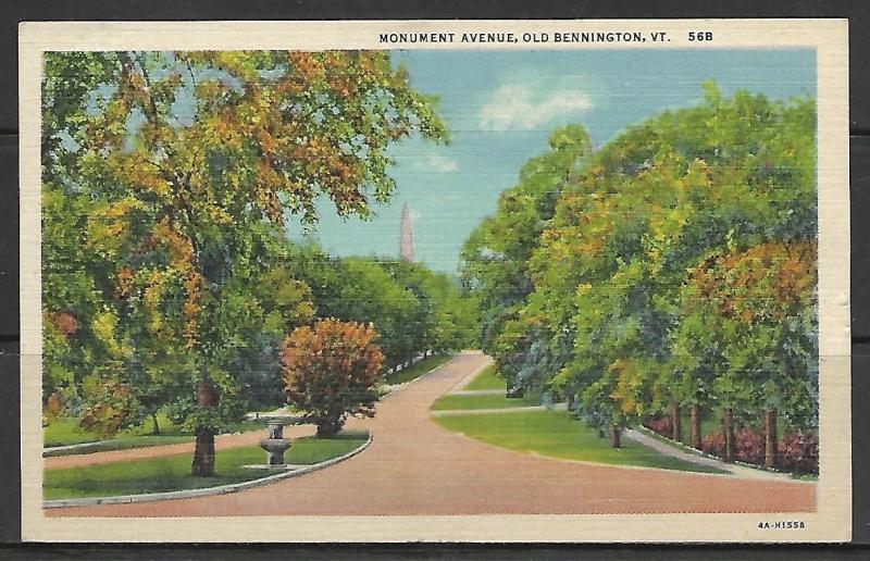 Vermont, Old Bennington - Monument Avenue - [VT-020]