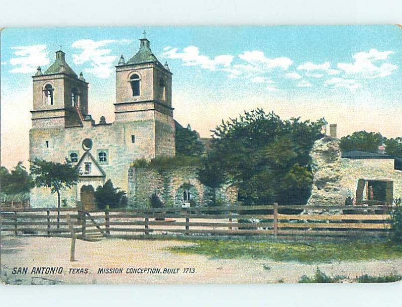 Unused Divided-Back POSTCARD FROM San Antonio Texas TX HM5923