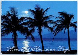 M-50182 Memories of Hawaii Hawaiian Moonlight USA